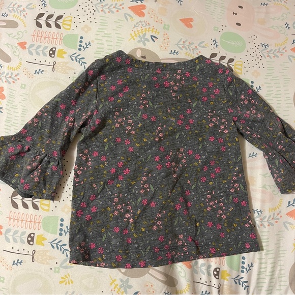 OshKosh B’gosh | Floral Print Bell-sleeve Top - Picture 2 of 4